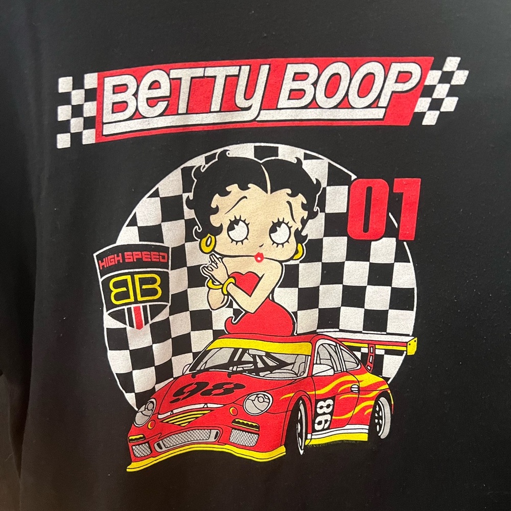 Betty Boop Black Graphic Tee